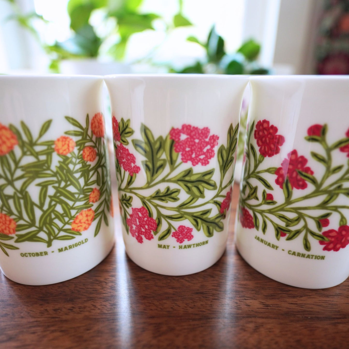 Birth Flower Mugs