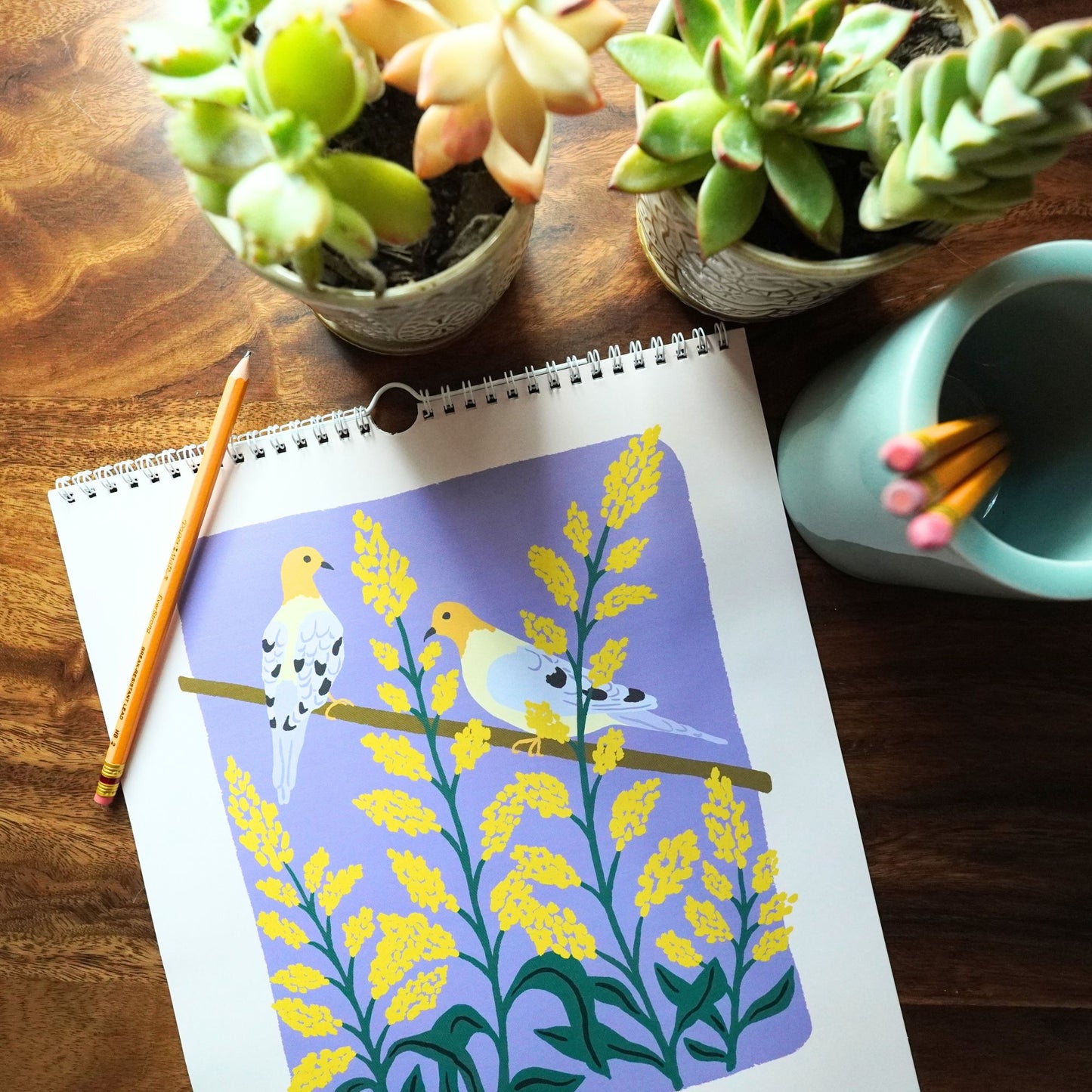 2026 Birds & Botanicals Calendar | Flower of the Season