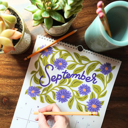 2026 Florals Calendar | Flower of the Season