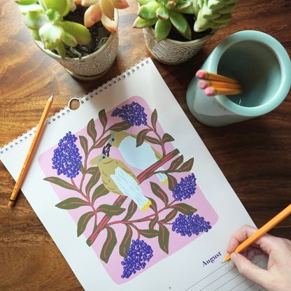 2026 Birds & Botanicals Calendar | Flower of the Season