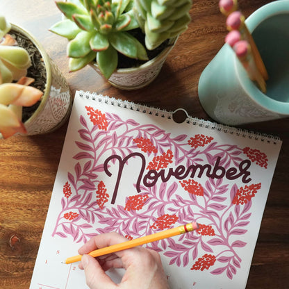 2026 Florals Calendar | Flower of the Season